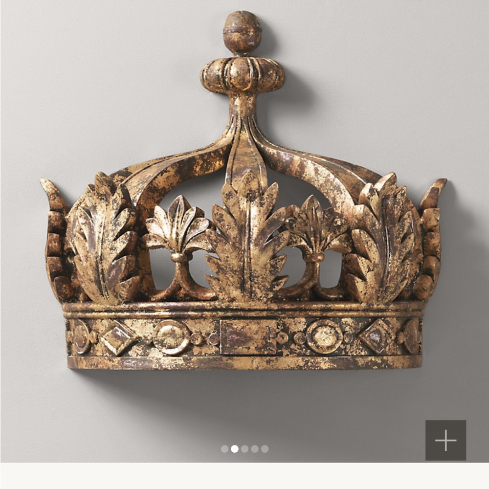 Restoration hardware wall mount crown.
